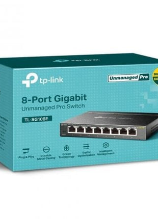 Switch TP - Link Easy Smart TL - SG108E 8 Puertos/ RJ - 45 10/100/1000 - Tiensol