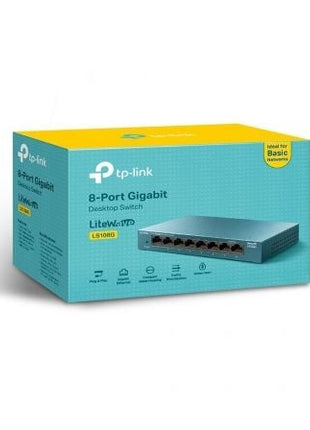 Switch TP - Link LS108G 8 Puertos/ RJ - 45 10/100/1000 - Tiensol