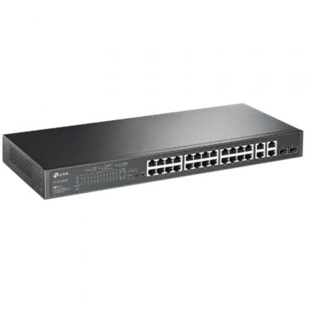 Switch TP - Link Omada TL - SL2428P 28 Puertos/ RJ - 45 10/100 PoE/ SFP - Tiensol