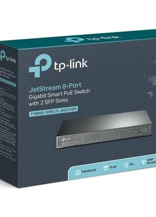 Switch TP - Link Smart Gigabit TL - SG2210P 10 Puertos/ RJ - 45 10/100/1000 PoE/ SFP - Tiensol