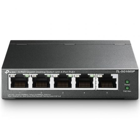 Switch TP - Link TL - SG1005P 5 Puertos/ RJ - 45 10/100/1000 PoE - Tiensol