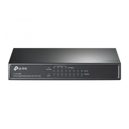 Switch TP - Link TL - SG1008P 8 Puertos/ RJ - 45 10/100/1000 PoE - Tiensol