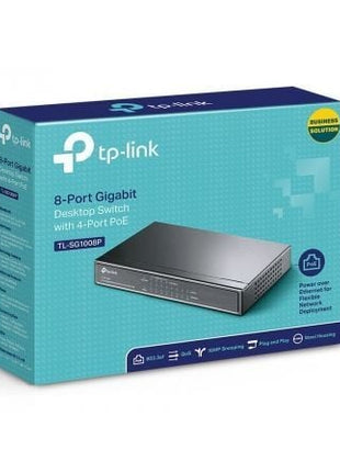 Switch TP - Link TL - SG1008P 8 Puertos/ RJ - 45 10/100/1000 PoE - Tiensol