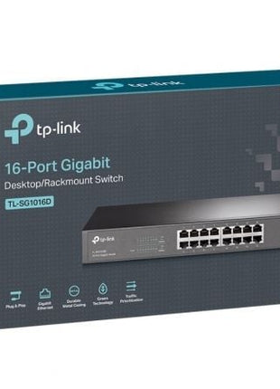 Switch TP - Link TL - SG1016D 16 Puertos/ RJ - 45 10/100/1000 - Tiensol