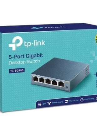 Switch TP - Link TL - SG105 5 Puertos/ RJ - 45 10/100/1000 - Tiensol