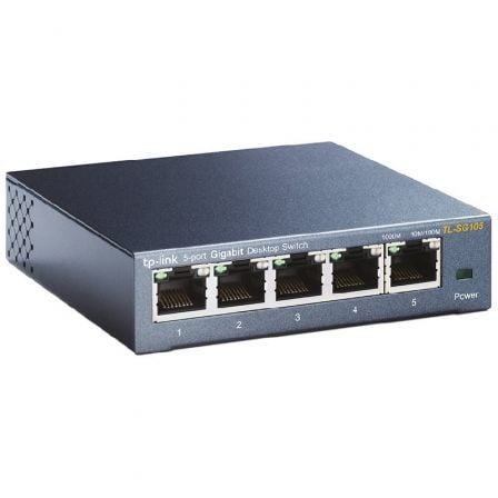 Switch TP - Link TL - SG105 5 Puertos/ RJ - 45 10/100/1000 - Tiensol