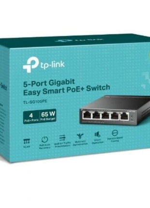 Switch TP - Link TL - SG105PE 5 Puertos/ RJ - 45 10/100/1000 PoE - Tiensol