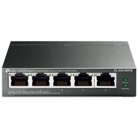 Switch TP - Link TL - SG105PE 5 Puertos/ RJ - 45 10/100/1000 PoE - Tiensol