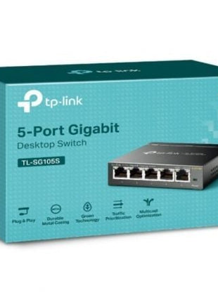 Switch TP - Link TL - SG105S 5 Puertos/ RJ - 45 10/100/1000 - Tiensol