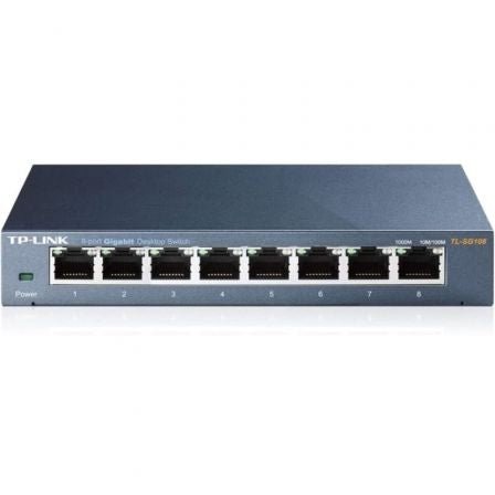 Switch TP - Link TL - SG108 V3.0 8 Puertos/ RJ - 45 10/100/1000 - Tiensol