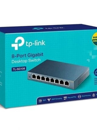 Switch TP - Link TL - SG108 V3.0 8 Puertos/ RJ - 45 10/100/1000 - Tiensol