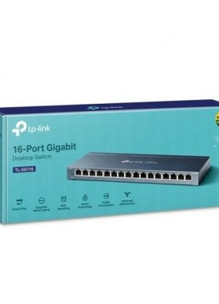 Switch TP - Link TL - SG116 16 Puertos/ RJ - 45 10/100/1000 - Tiensol