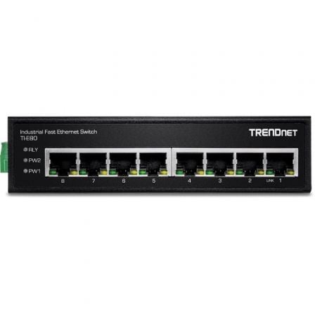 Switch TRENDnet TI - E80 8 Puertos/ RJ - 45 Gigabit 10/100 - Tiensol