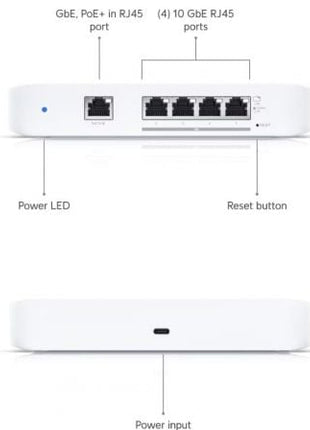 Switch Ubiquiti USW - FLEX - XG/ 5 Puertos/ RJ45 10GbE PoE IN - Tiensol