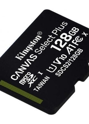 Tarjeta de Memoria Kingston CANVAS Select Plus 128GB microSD XC/ Clase 10/ 100MBs - Tiensol