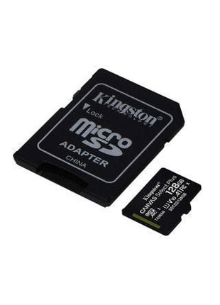 Tarjeta de Memoria Kingston CANVAS Select Plus 128GB microSD XC con Adaptador/ Clase 10/ 100MBs - Tiensol