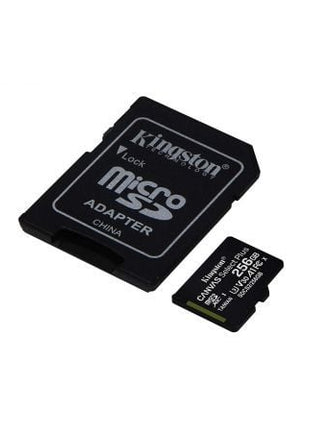 Tarjeta de Memoria Kingston CANVAS Select Plus 256GB microSD XC con Adaptador/ Clase 10/ 100MBs - Tiensol