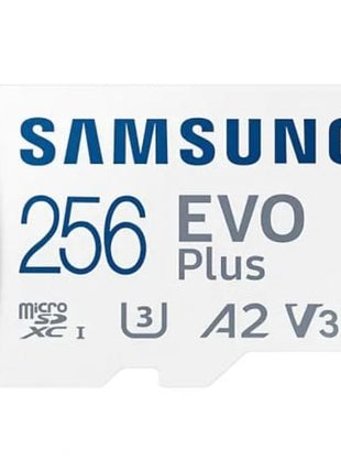 Tarjeta de Memoria Samsung EVO Plus 2023 256GB microSD XC con Adaptador/ Clase 10/ 160MBs - Tiensol