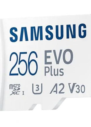 Tarjeta de Memoria Samsung EVO Plus 2023 256GB microSD XC con Adaptador/ Clase 10/ 160MBs - Tiensol