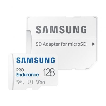 Tarjeta de Memoria Samsung Pro Endurance 128GB microSD XC con Adaptador/ Clase 10/ 100MBs - Tiensol