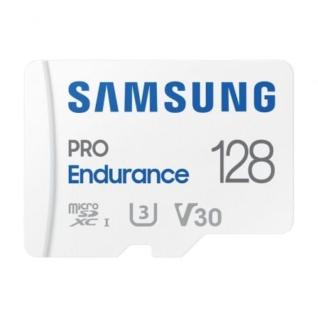 Tarjeta de Memoria Samsung Pro Endurance 128GB microSD XC con Adaptador/ Clase 10/ 100MBs - Tiensol