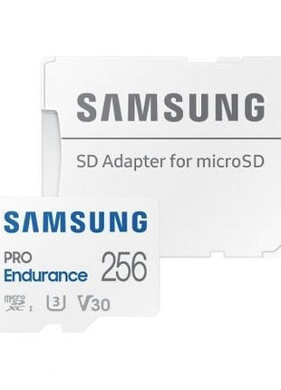 Tarjeta de Memoria Samsung Pro Endurance 256GB microSD XC con Adaptador/ Clase 10/ 100MBs - Tiensol