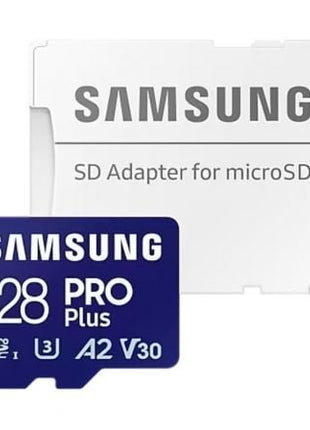 Tarjeta de Memoria Samsung PRO Plus 2023 128GB microSD XC/ Clase 10/ 180MBs - Tiensol