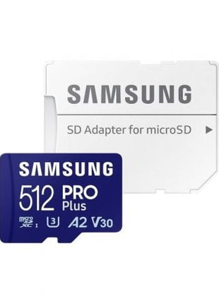 Tarjeta de Memoria Samsung PRO Plus 2023 512GB microSD XC/ Clase 10/ 180MBs - Tiensol