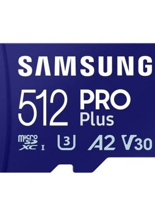 Tarjeta de Memoria Samsung PRO Plus 2023 512GB microSD XC/ Clase 10/ 180MBs - Tiensol