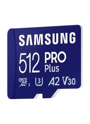 Tarjeta de Memoria Samsung PRO Plus 2023 512GB microSD XC/ Clase 10/ 180MBs - Tiensol