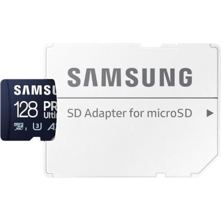 Tarjeta de Memoria Samsung Pro Ultimate 128GB microSD XC con Adaptador/ Clase 10/ 200MBs - Tiensol