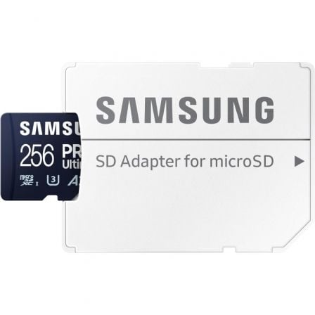 Tarjeta de Memoria Samsung Pro Ultimate 256GB microSD XC con Adaptador/ Clase 10/ 200MBs - Tiensol