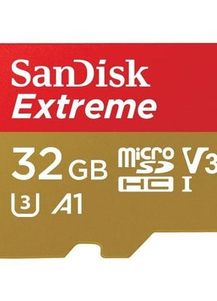 Tarjeta de Memoria SanDisk Extreme 32GB microSD HC UHS - I con Adaptador/ Clase 10/ 100MBs - Tiensol