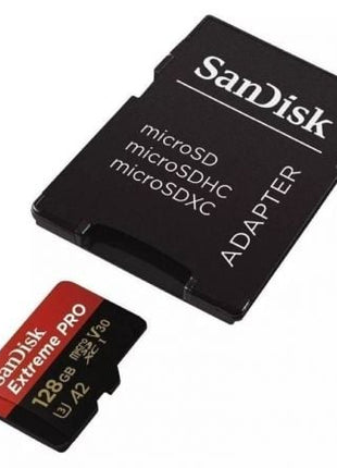 Tarjeta de Memoria SanDisk Extreme Pro 128GB microSD XC UHS - I con Adaptador/ Clase 10/ 200MBs - Tiensol