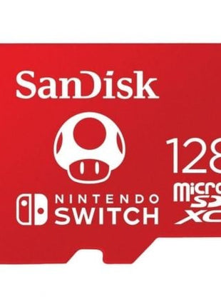 Tarjeta de Memoria SanDisk Nintendo Switch 128GB microSD XC UHS - I/ Clase 10/ 100MBs - Tiensol