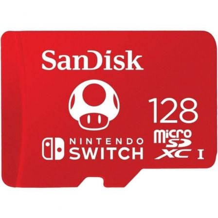 Tarjeta de Memoria SanDisk Nintendo Switch 128GB microSD XC UHS - I/ Clase 10/ 100MBs - Tiensol