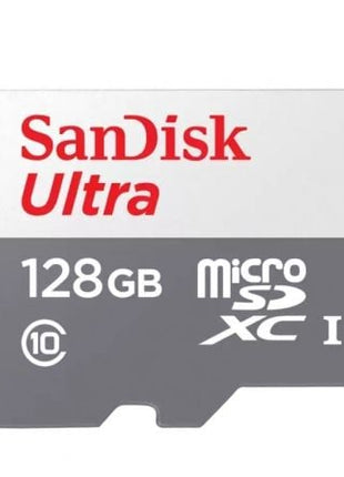 Tarjeta de Memoria SanDisk Ultra 128GB microSD XC con Adaptador/ Clase 10/ 80MB/s - Tiensol