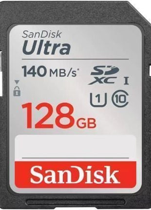 Tarjeta de Memoria SanDisk Ultra 128GB SD HC UHS - I - SDXC/ Clase 10/ 140MBs - Tiensol