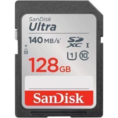 Tarjeta de Memoria SanDisk Ultra 128GB SD HC UHS - I - SDXC/ Clase 10/ 140MBs - Tiensol