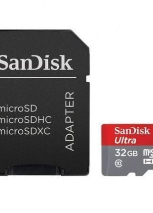 Tarjeta de Memoria SanDisk Ultra 32GB microSD HC UHS - I con Adaptador/ Clase 10/ 120MBs - Tiensol