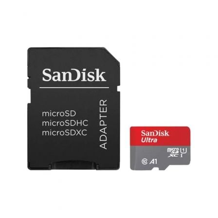 Tarjeta de Memoria SanDisk Ultra 64GB microSD XC con Adaptador/ Clase 10/ 140MBs - Tiensol