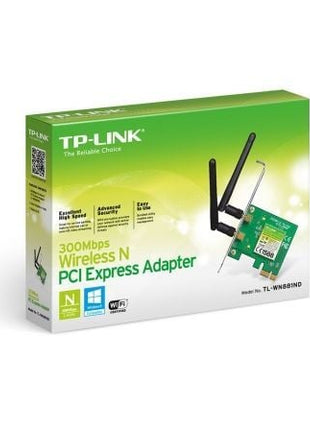 Tarjeta de red Inalámbrica - PCI Express TP - Link TL - WN881ND/ 300Mbps/ 2.4GHz - Tiensol