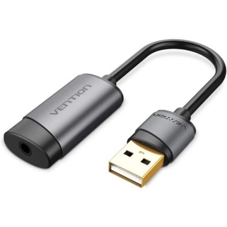 Tarjeta de Sonido Vention CDJHB/ USB Macho - Jack 3.5 Hembra - Tiensol