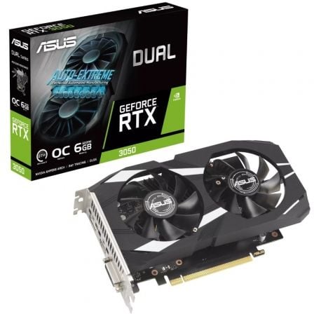 Tarjeta Gráfica Asus Dual GeForce RTX 3050 OC Edition/ 6GB GDDR6 - Tiensol