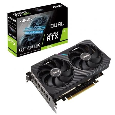 Tarjeta Gráfica Asus Dual GeForce RTX 3060 V2 OC Edition/ 12GB GDDR6 - Tiensol