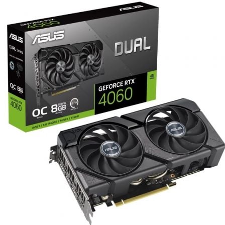 Tarjeta Gráfica Asus Dual GeForce RTX 4060 EVO OC/ 8GB GDDR6 - Tiensol