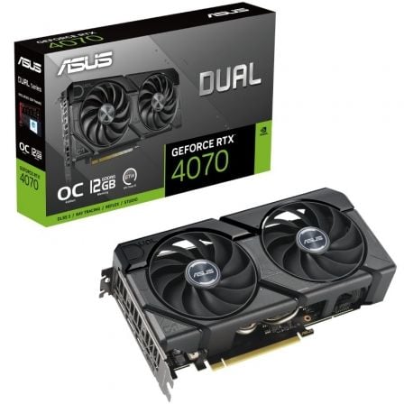 Tarjeta Gráfica Asus Dual GeForce RTX 4070 EVO OC Edition/ 12GB GDDR6 - Tiensol