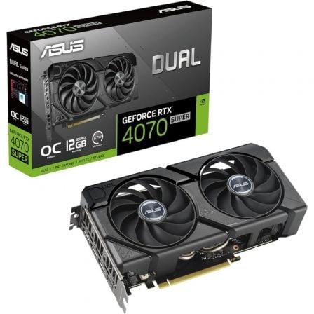 Tarjeta Gráfica Asus Dual GeForce RTX 4070 SUPER EVO OC/ 12GB GDDR6X - Tiensol