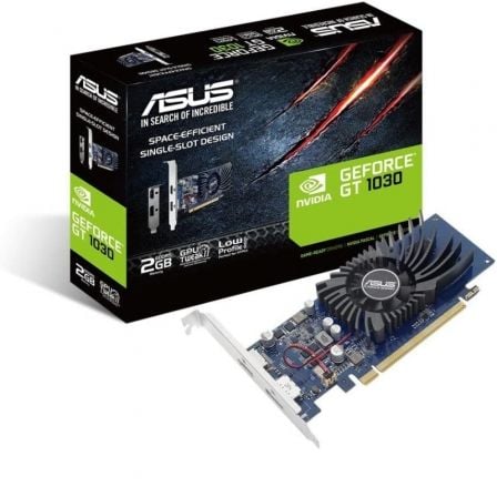 Tarjeta Gráfica Asus GeForce GT 1030/ 2GB GDDR5/ Compatible con Perfil Bajo - Tiensol