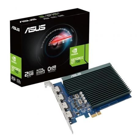 Tarjeta Gráfica Asus GeForce GT 730/ 2GB GDDR5 - Tiensol